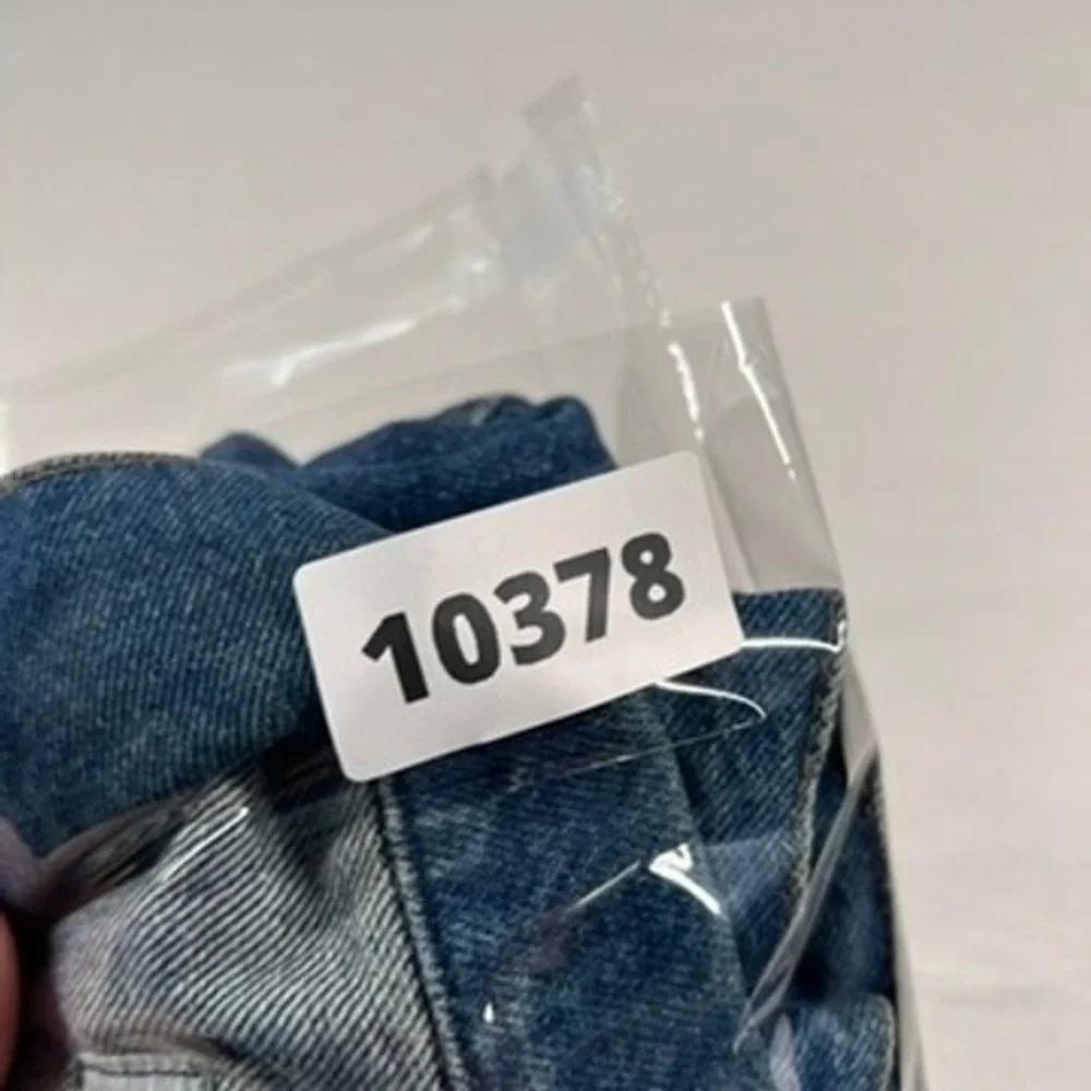 Vintage Venezia Denim Jacket Womens 18/20 Jean Trucker Buckle-Back 80s 90s Biker